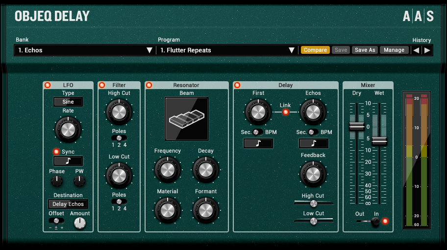 AAS Applied Acoustics Systems Objeq Delay